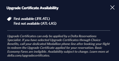 Delta upgrades