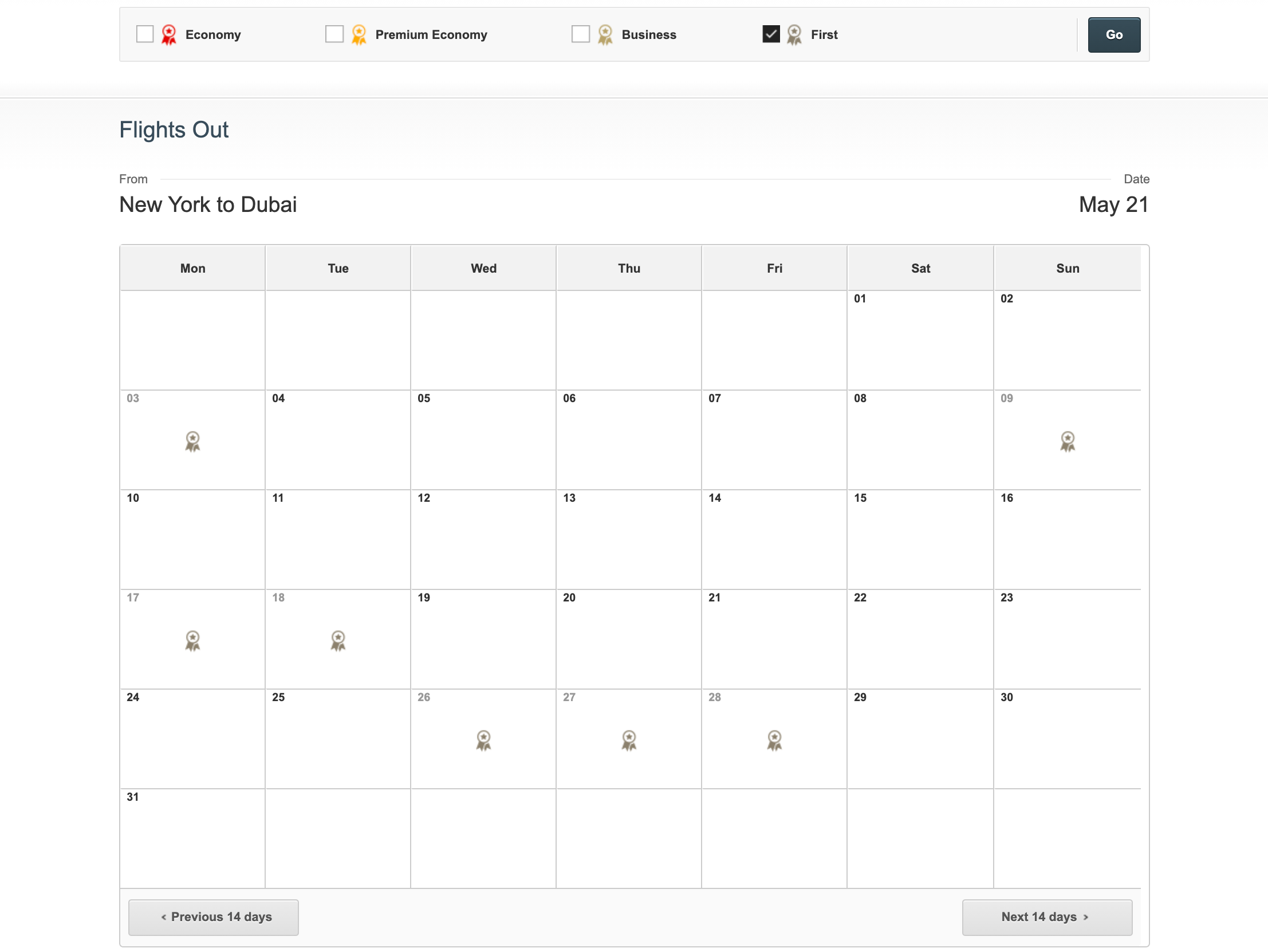 Emirates availability Qantas