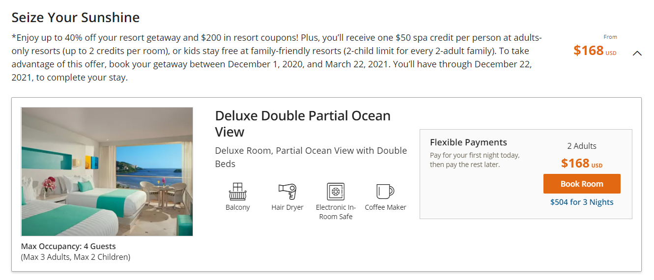 AMResorts in Ixtapa booked through Choice