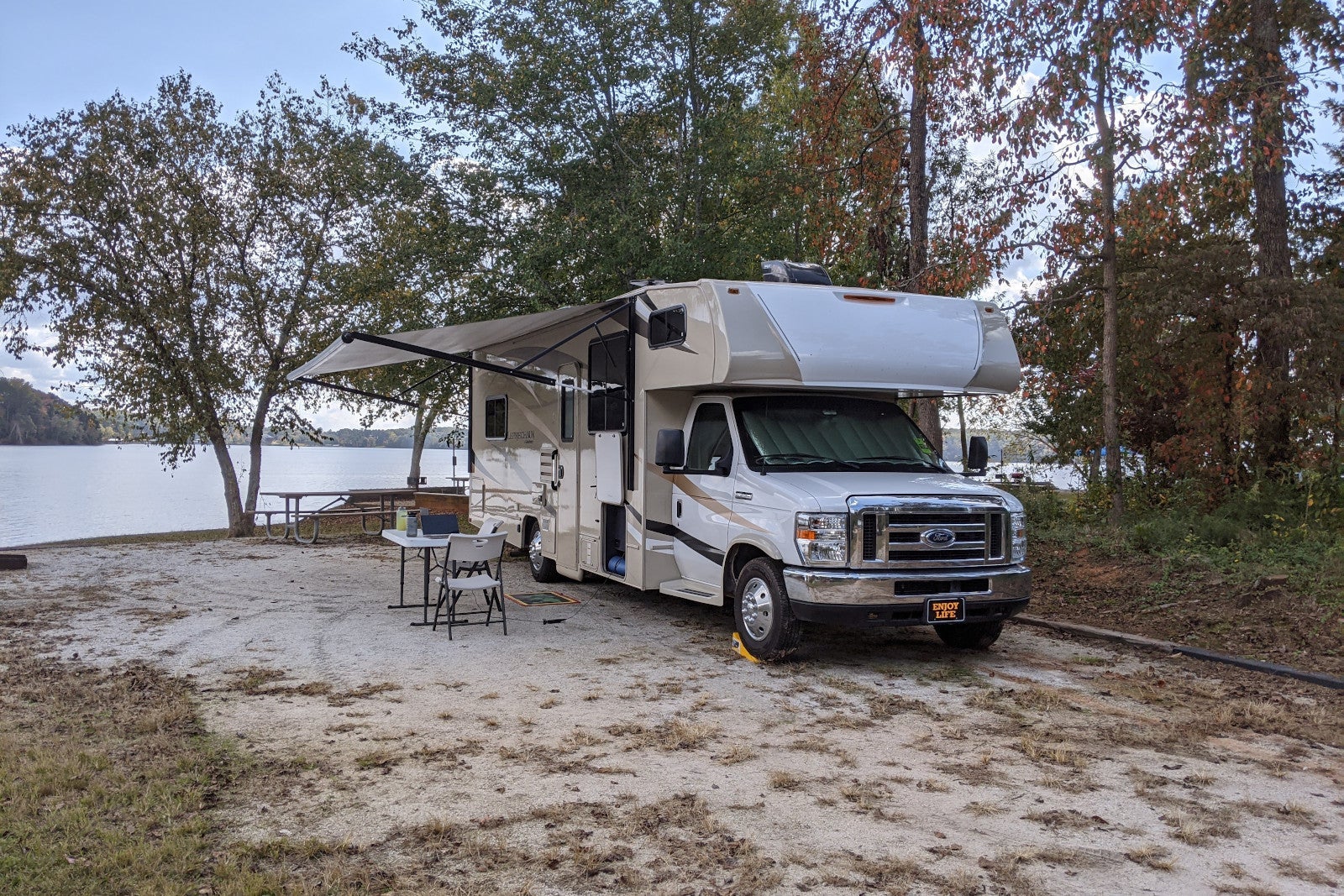 Working outside an RV