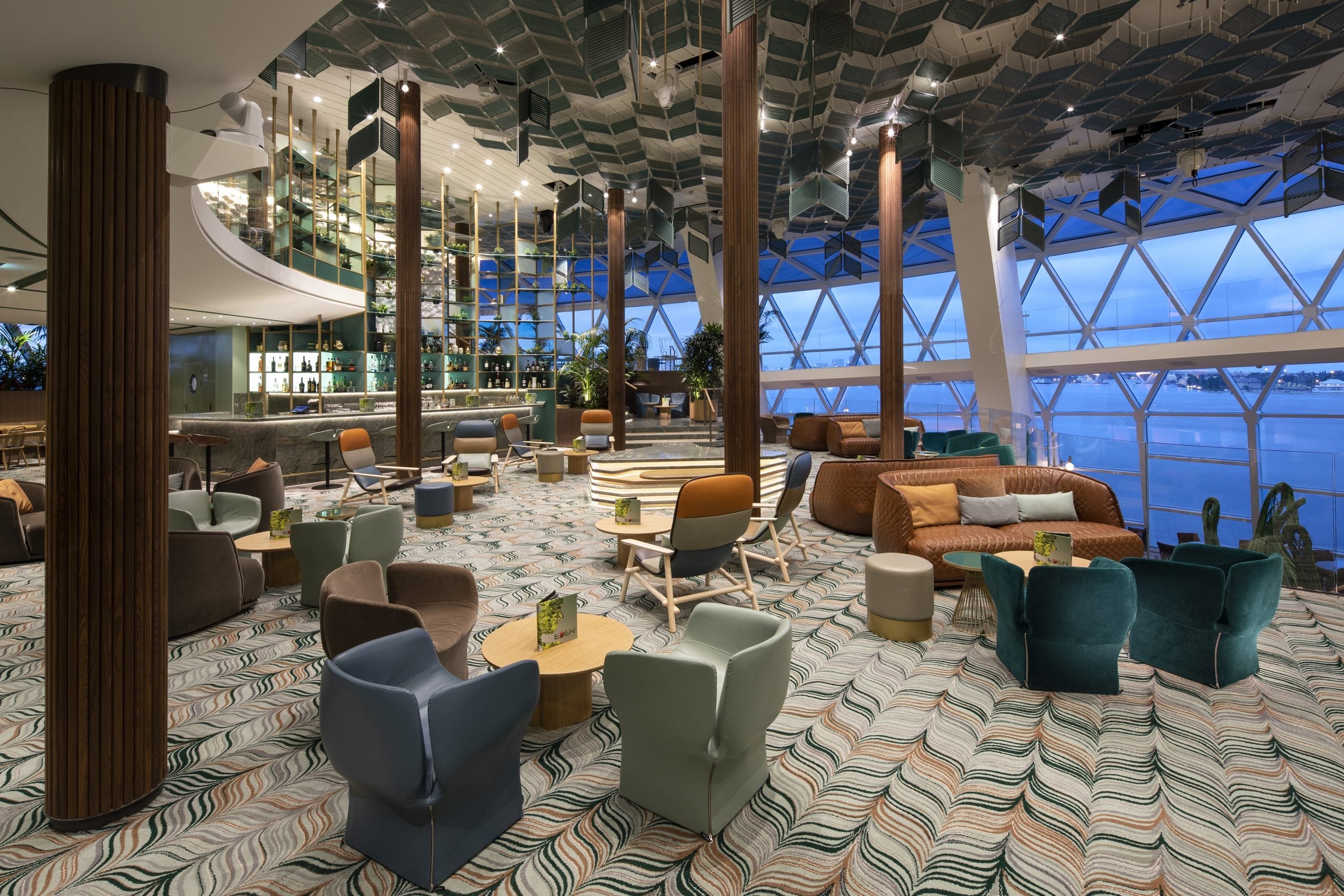 he Eden Lounge on Celebrity Edge.