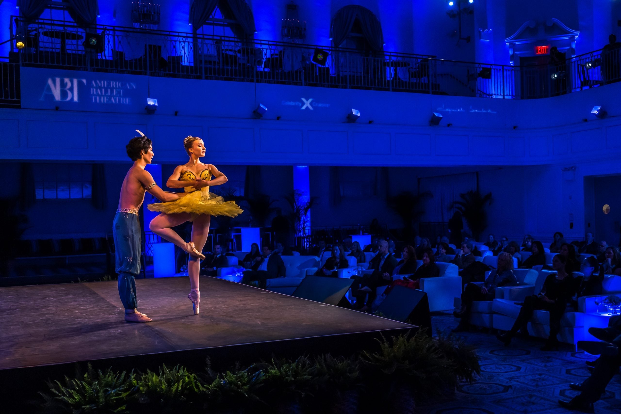 Performers from the American Ballet Theatre can be found on Celebrity Cruises ships.