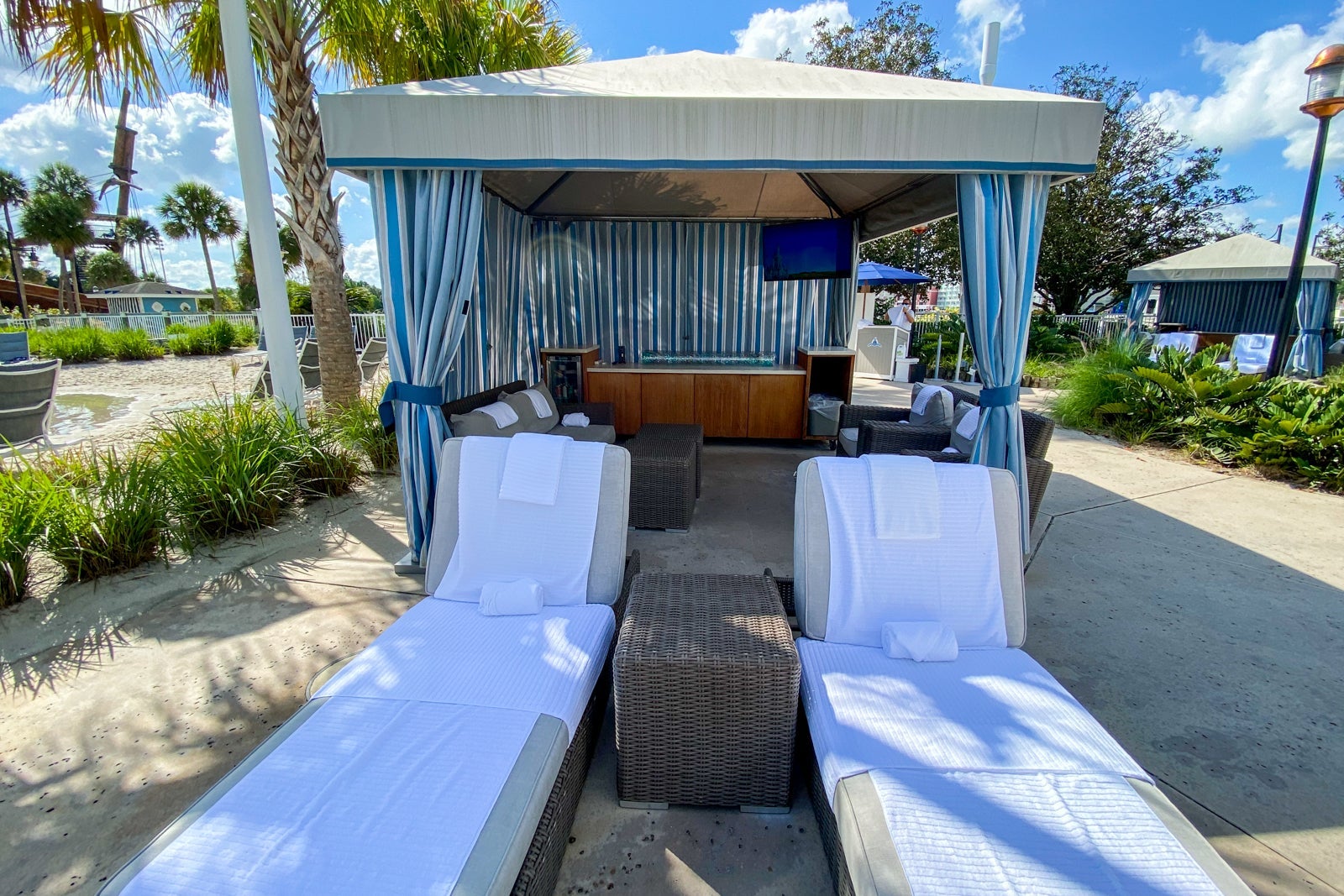 poolside cabana