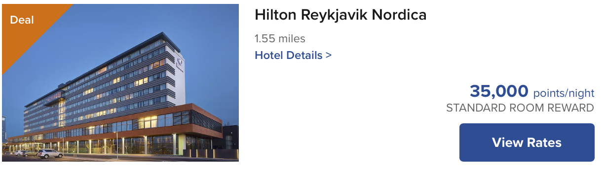 Hilton Reykjavik Nordica award night