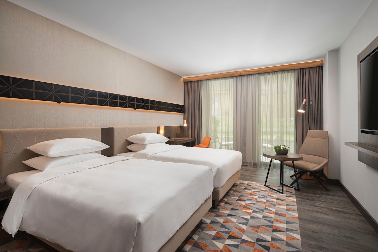 Hyatt Regency Sofia Twin Guestroom