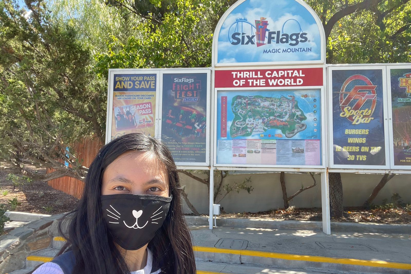 Leezel at Six Flags