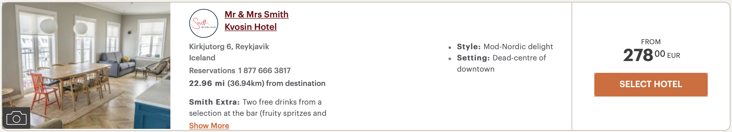 Kvosin Hotel Price on IHG website