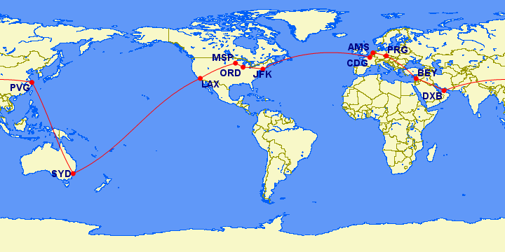 SkyTeam Round The World