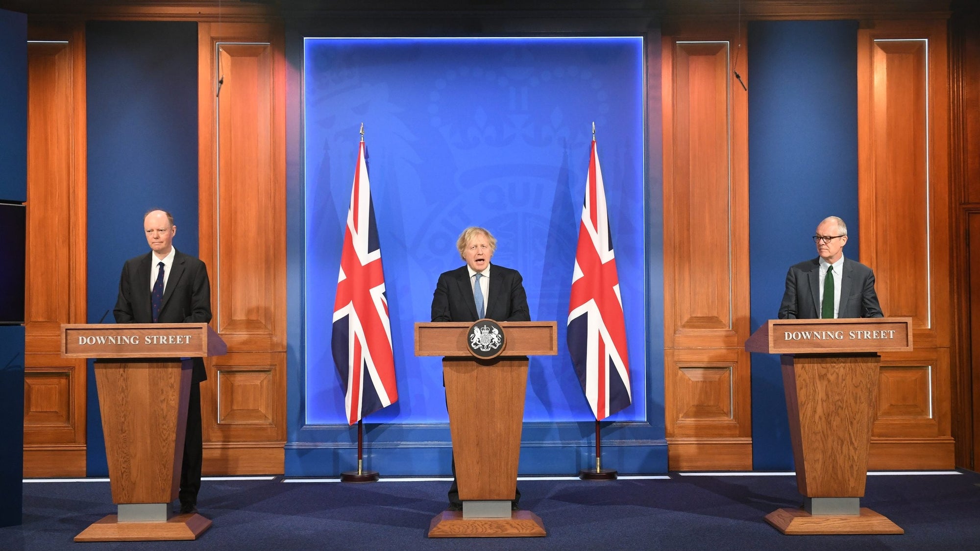 Boris Johnson Provides Update On Covid-19 Lockdown Easing