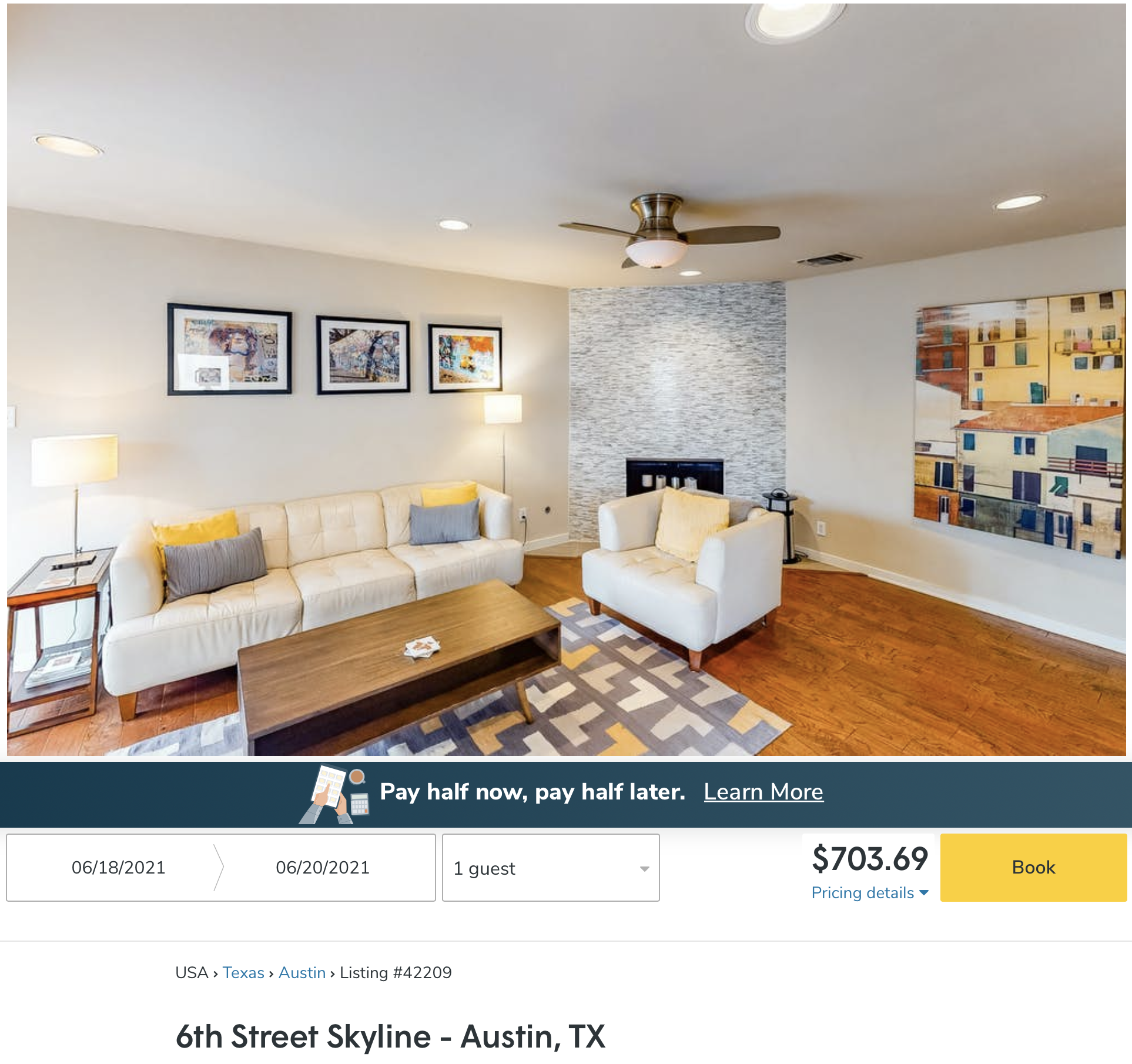 Vacasa stay in Austin