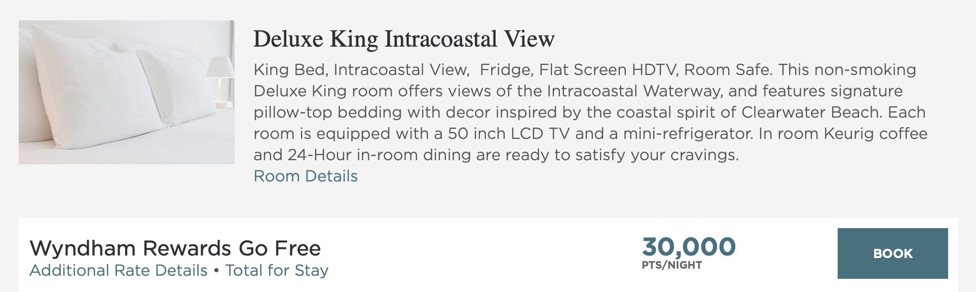 Wyndham Grand Clearwater points cost