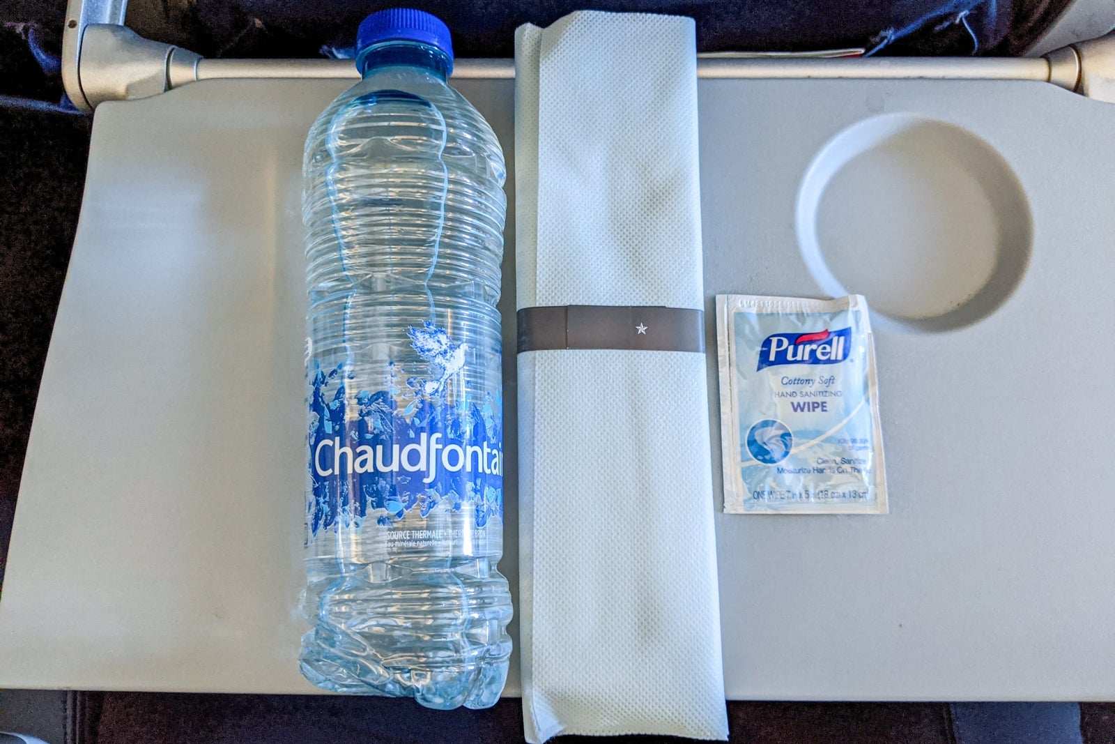 Delta JFK-MXP water utensils