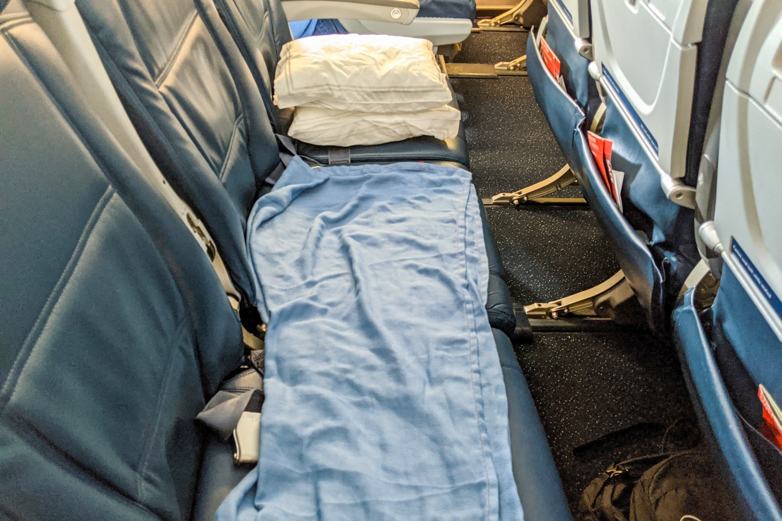 Delta JFK-MXP lie flat economy