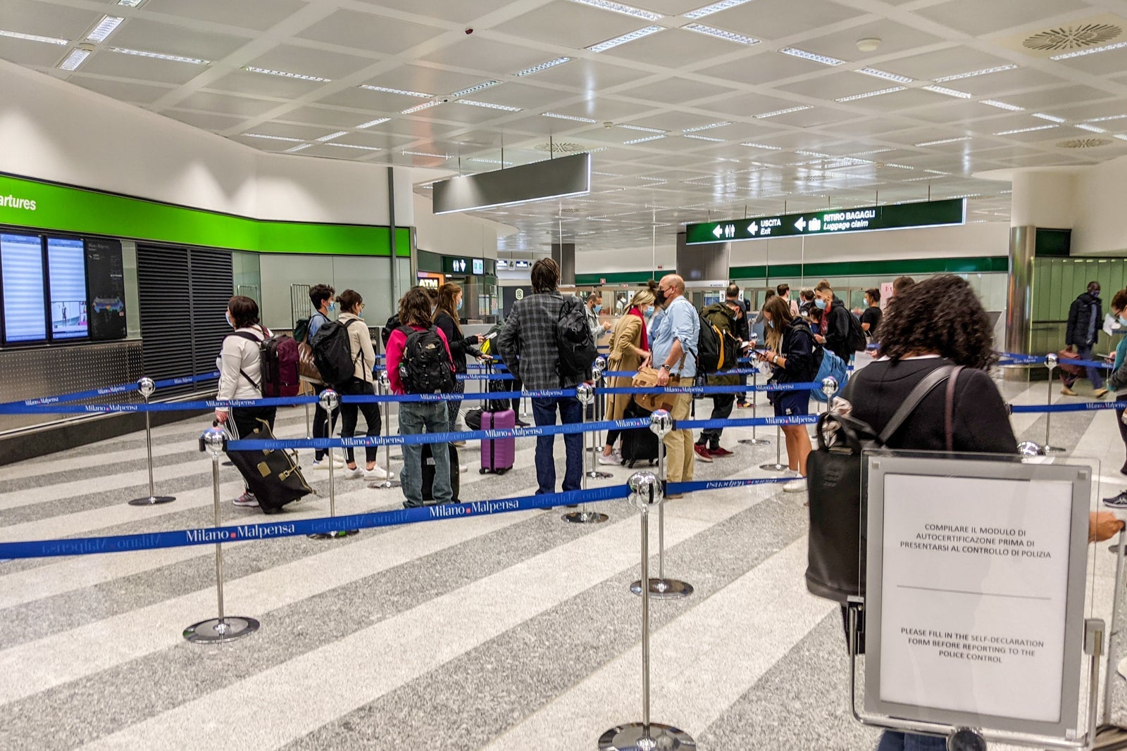 MXP COVID forms line