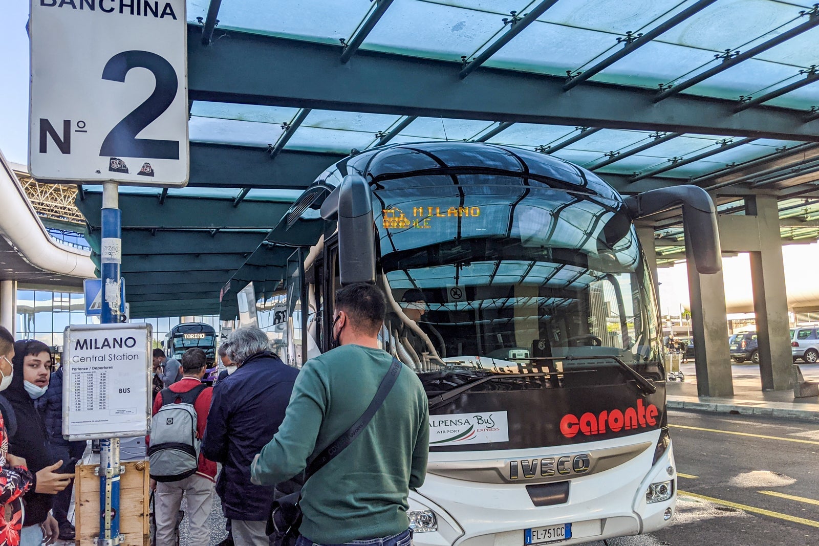 MXP airport bus
