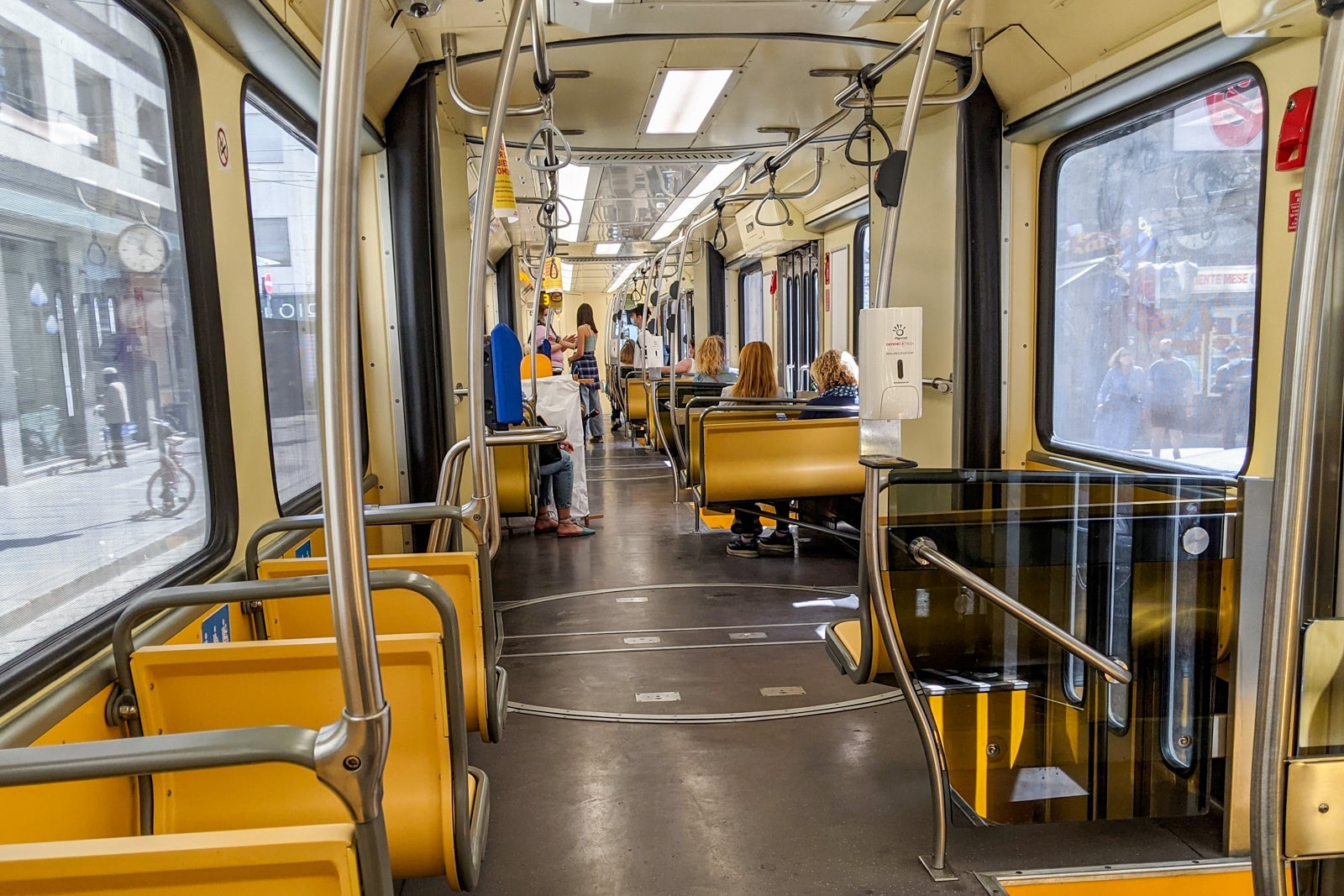 A tram in Milan, Italy