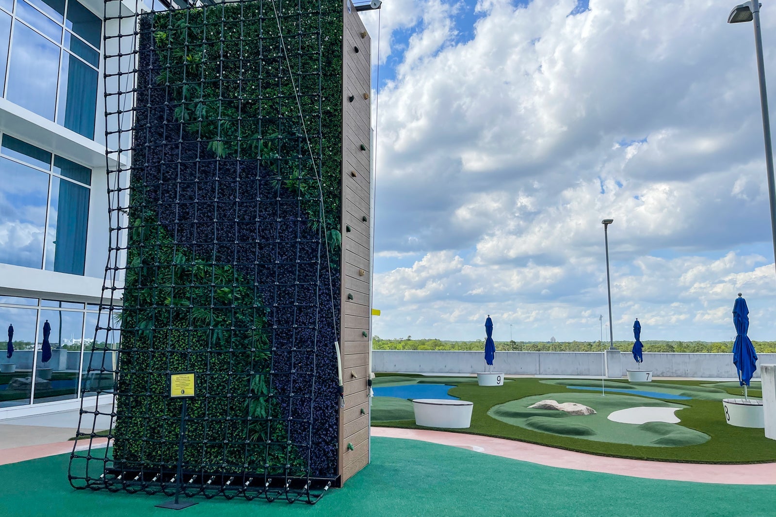 Climbing wall at JW Marriott Orlando Bonnet Creek