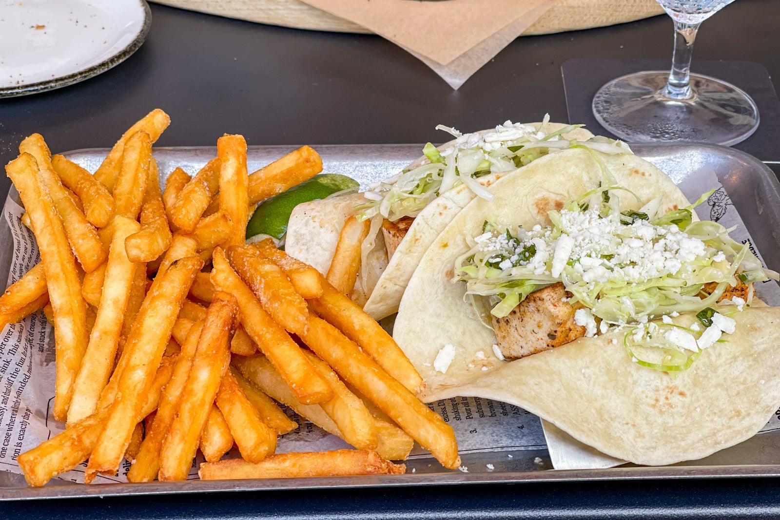 fish tacos - Unreserved Beer Garden - JW Marriott Orlando Bonnet Creek