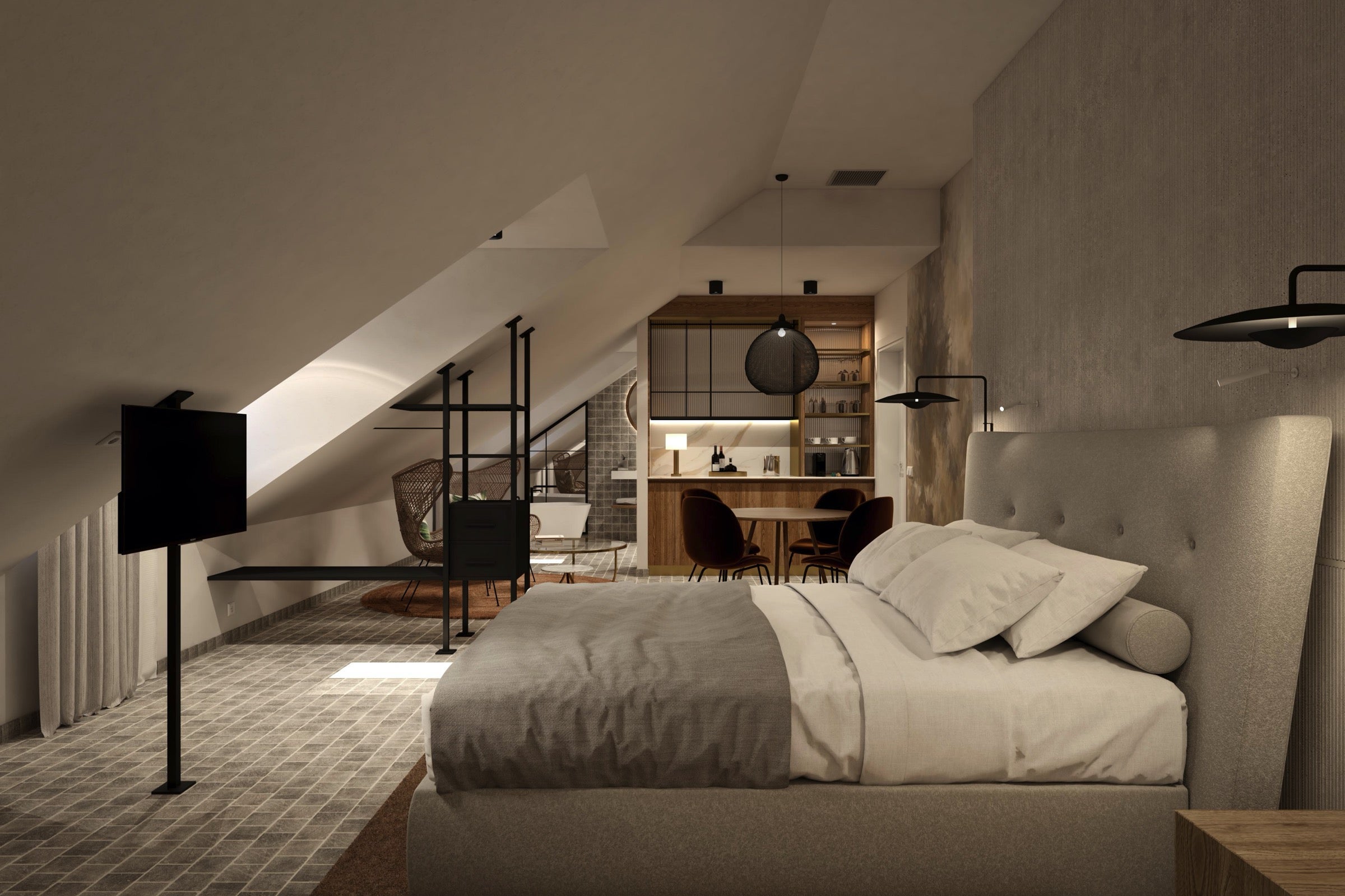 Room at the Atocha Hotel Madrid, Tapestry Collection by Hilton