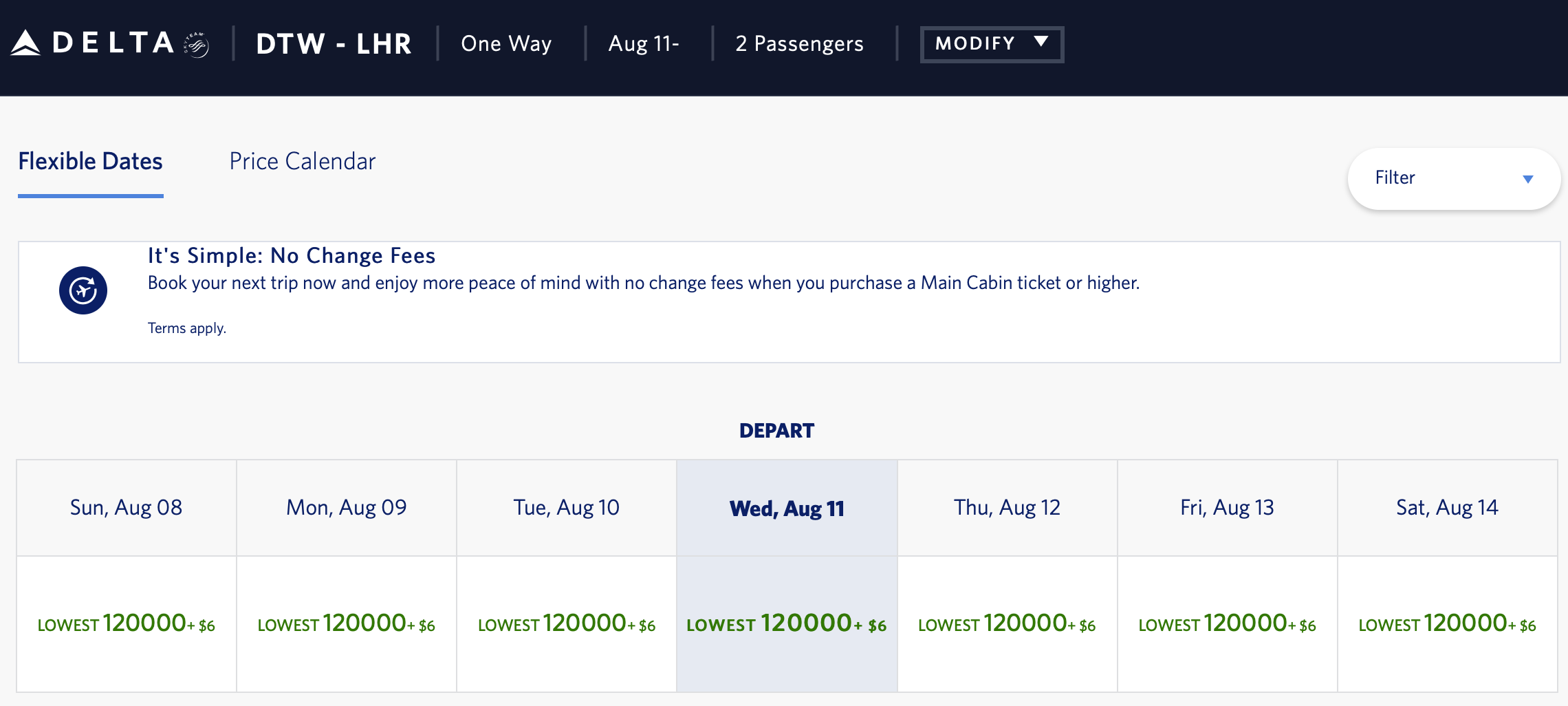 Calendar award search