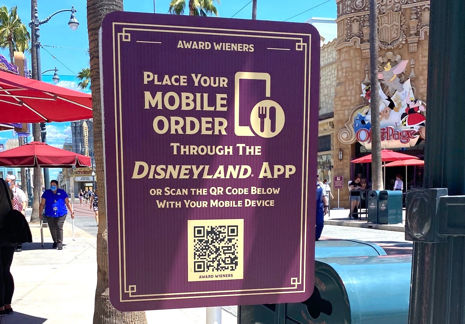 Disneyland mobile app dining reservations