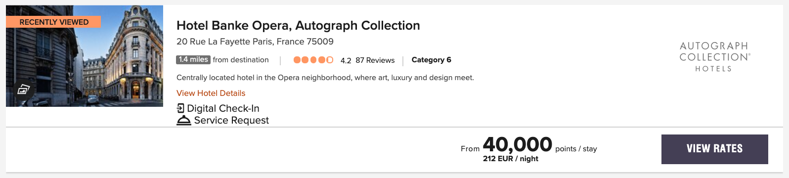 Hotel Banke Opera, Autograph Collection