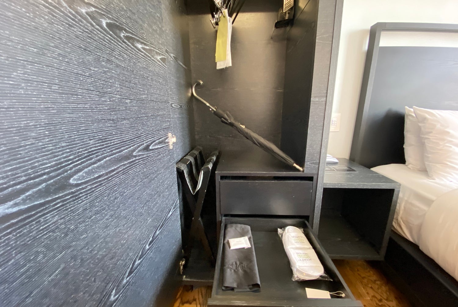 Hyatt Union Square closet