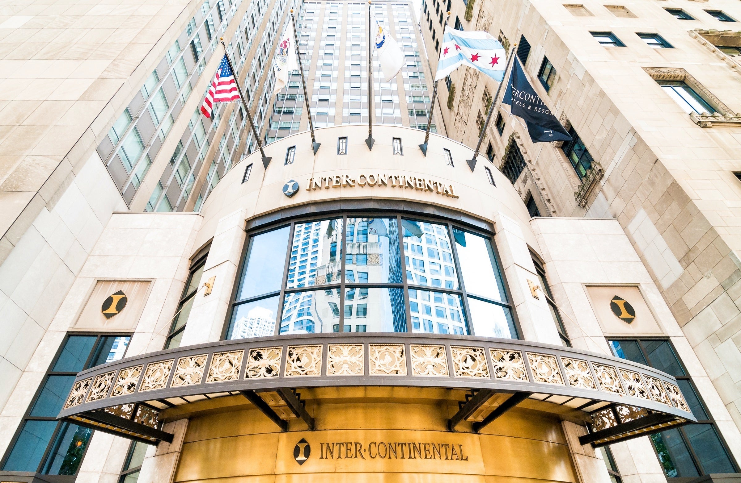 InterContinental Chicago Exterior on Michigan Avenue