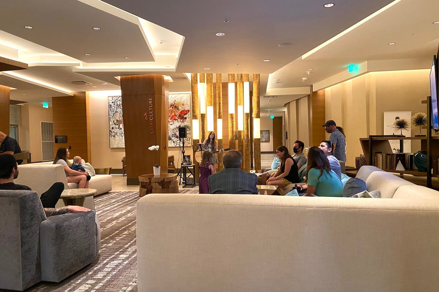 JW Marriott anaheim lobby performance