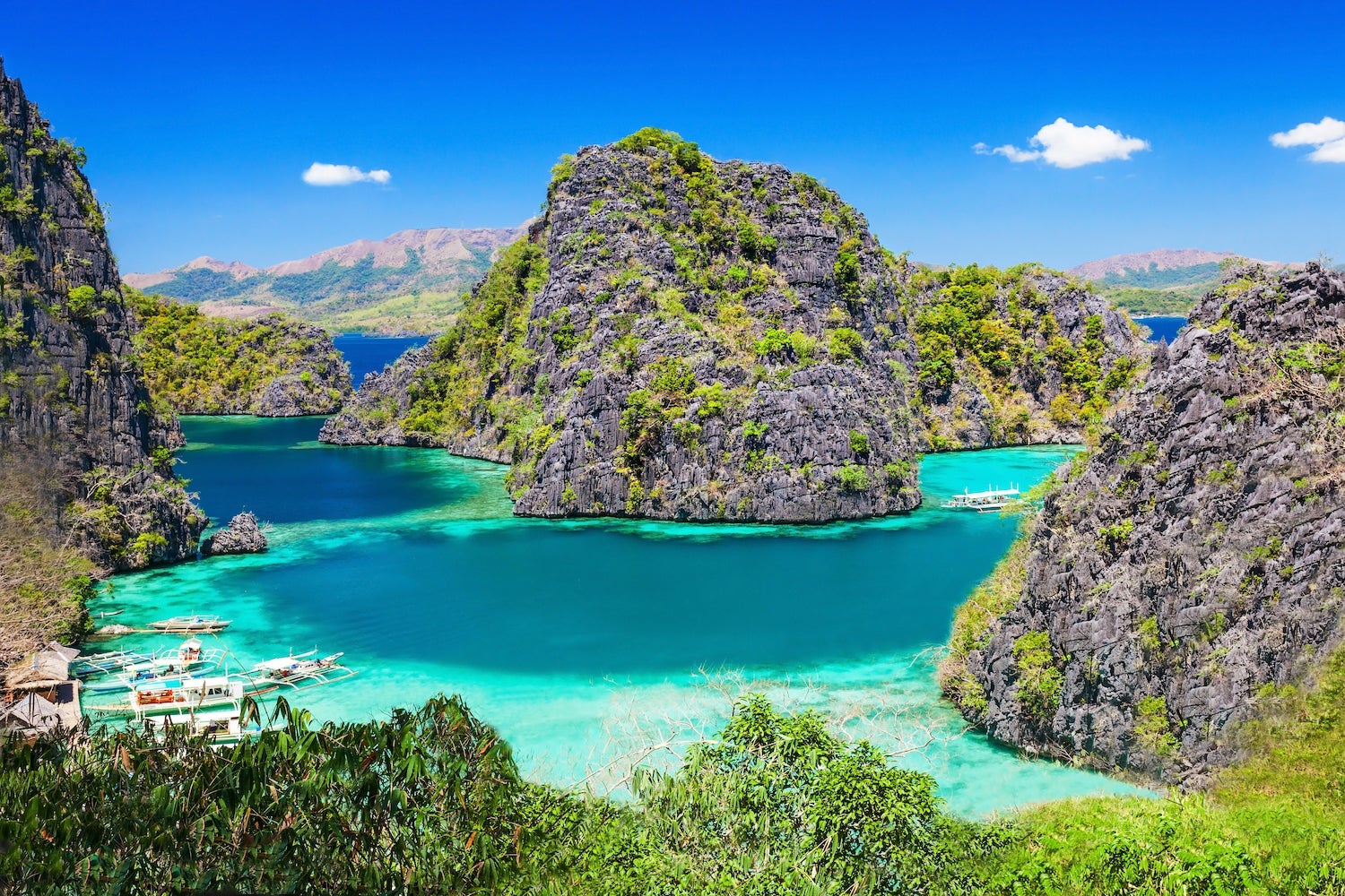 Lagoon in the Palawan Islands, Philippines