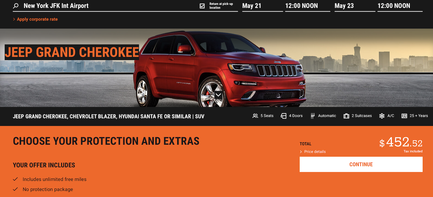 Sixt JFK rental