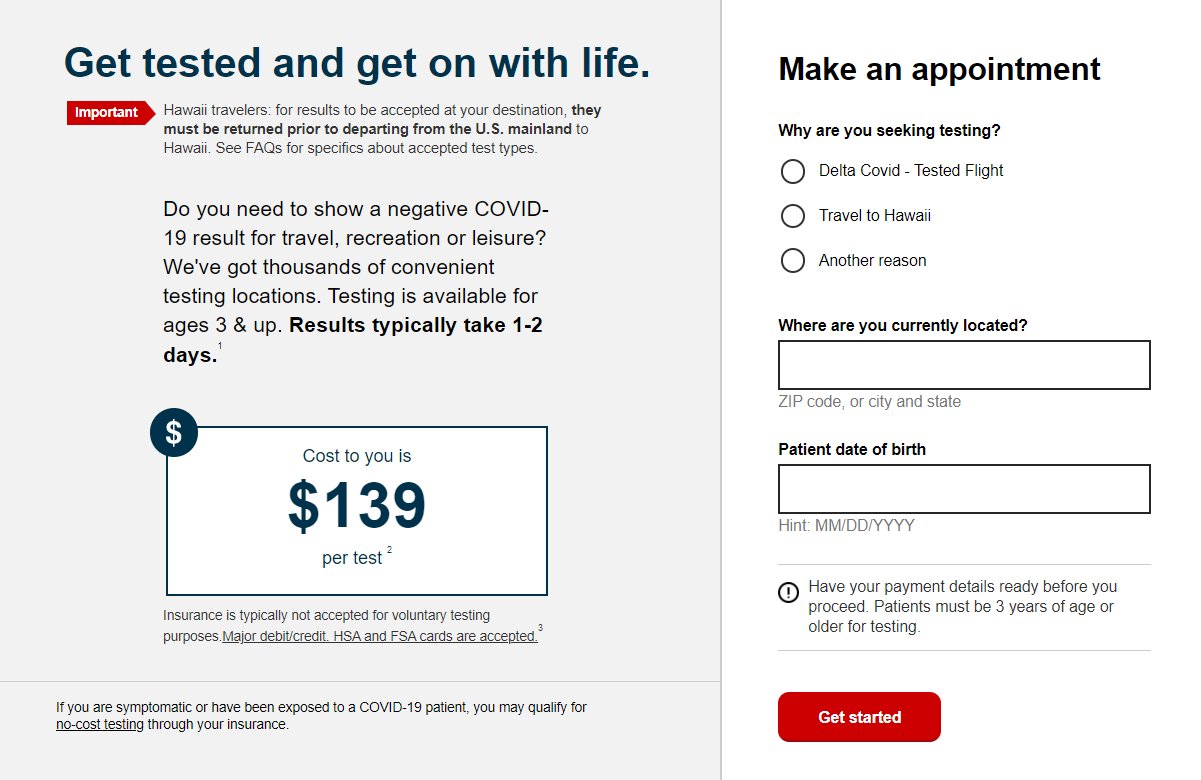 Delta testing at CVS