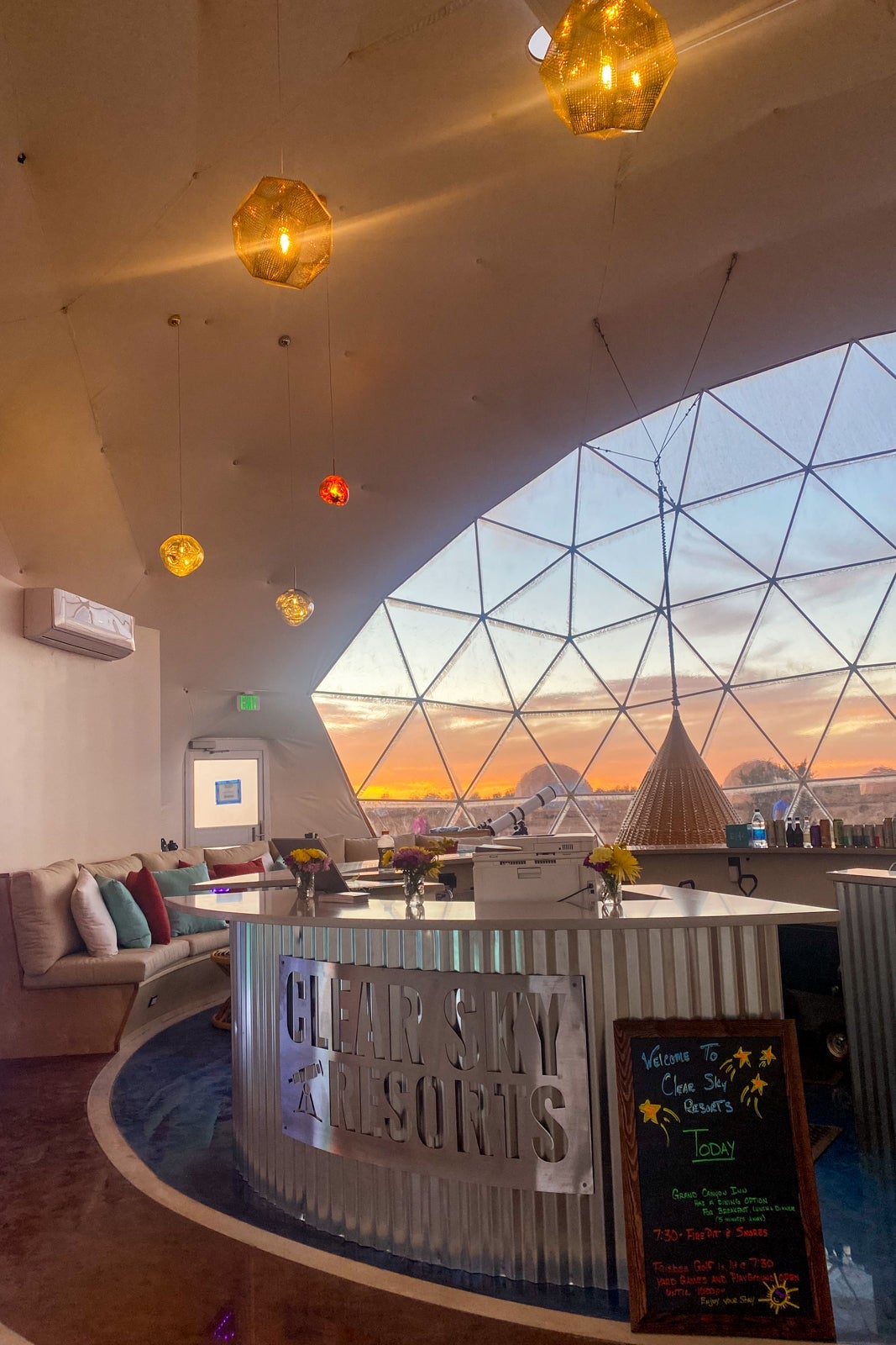 Clear Sky Resort dome lodging