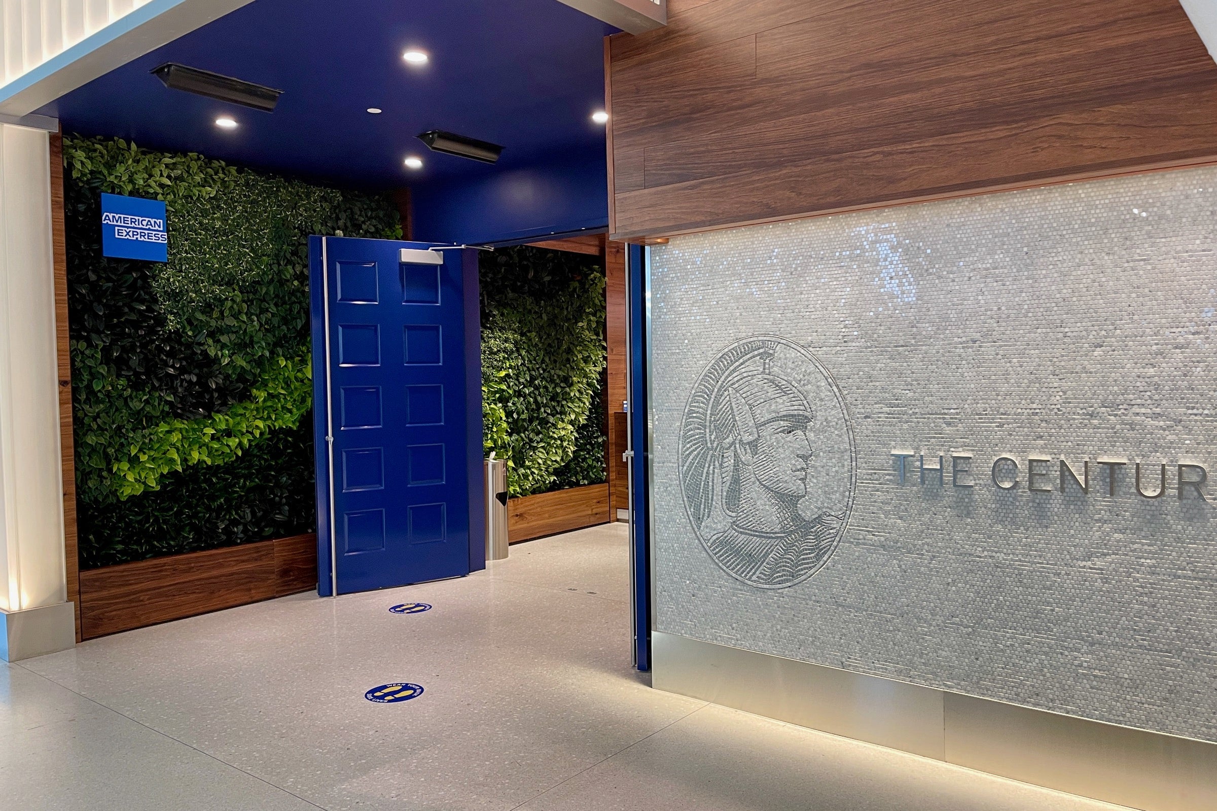 American Express Centurion Lounge JFK enterence