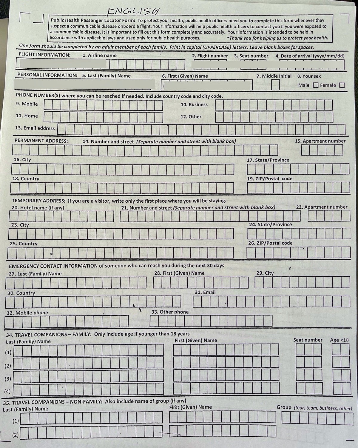 France Entry Form Example What Americans can expect when traveling to France during the pandemic ...