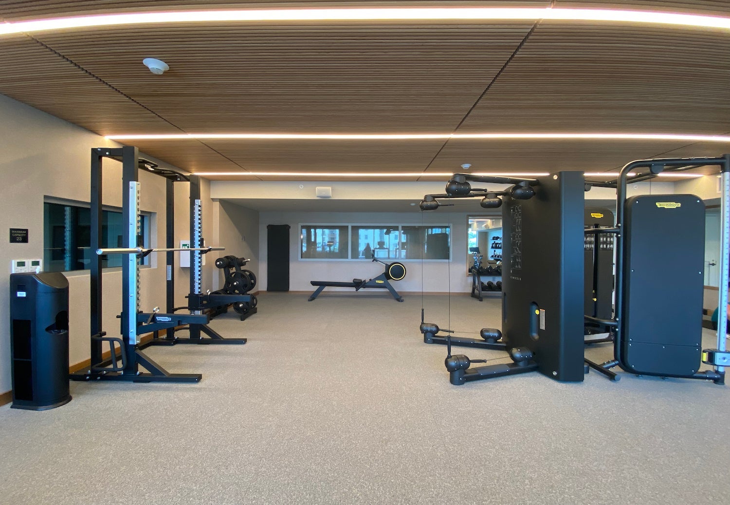 Mission Pacific Hotel gym equipment