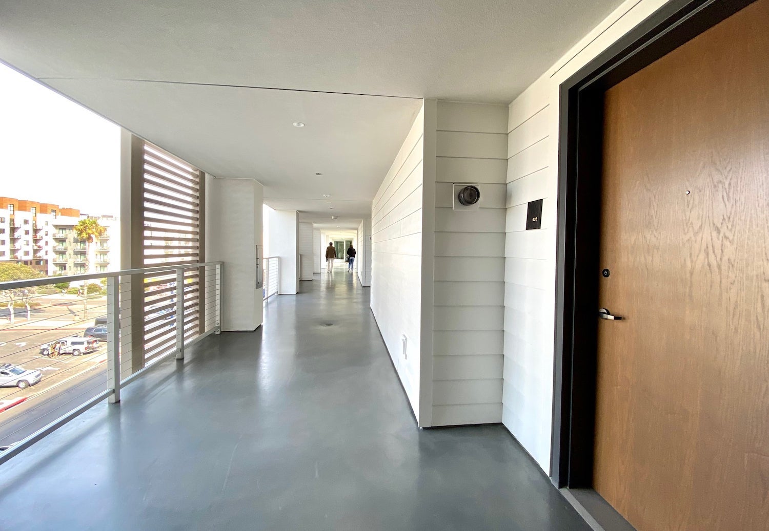 Mission Pacific Hotel open hallway