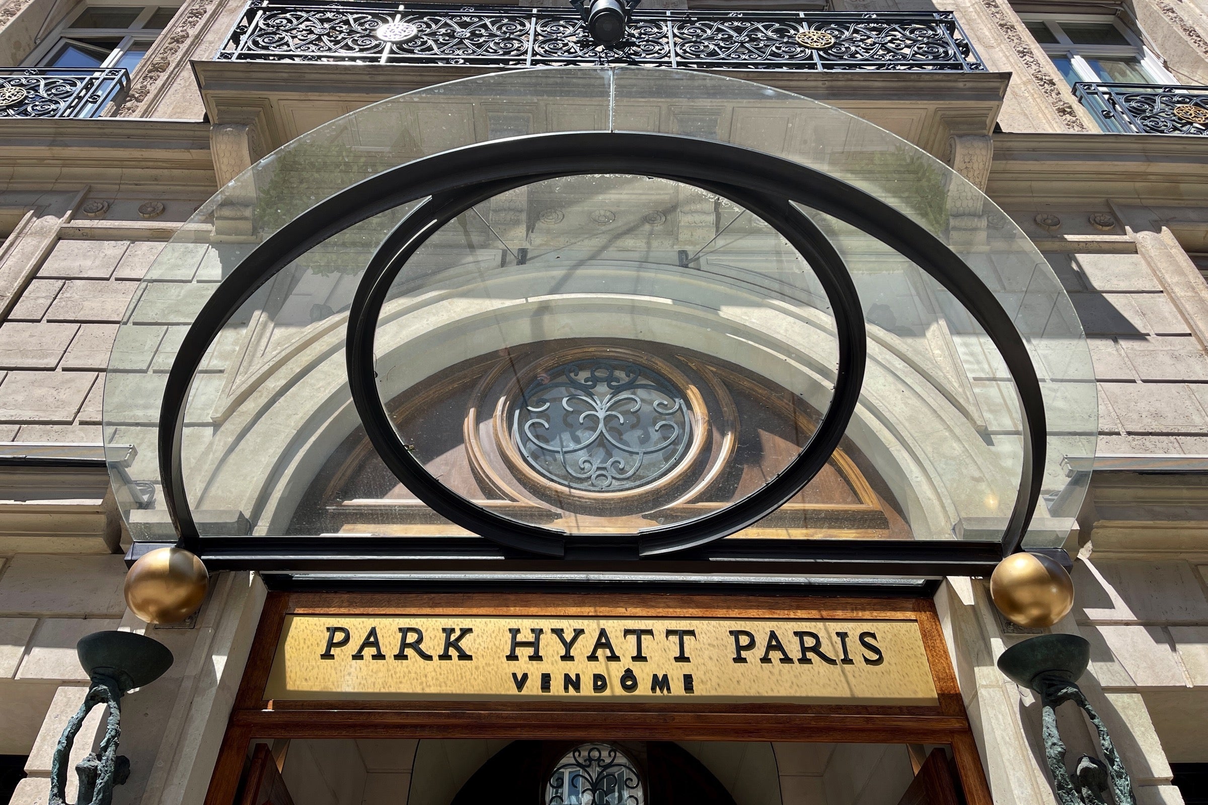 Park Hyatt Paris sign