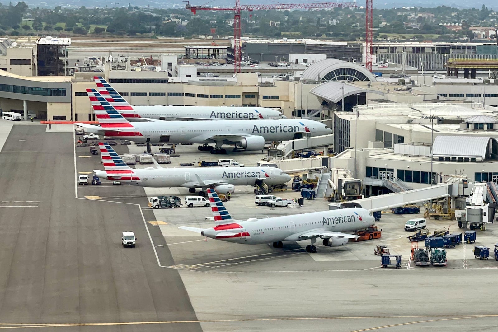 American planes at the gate