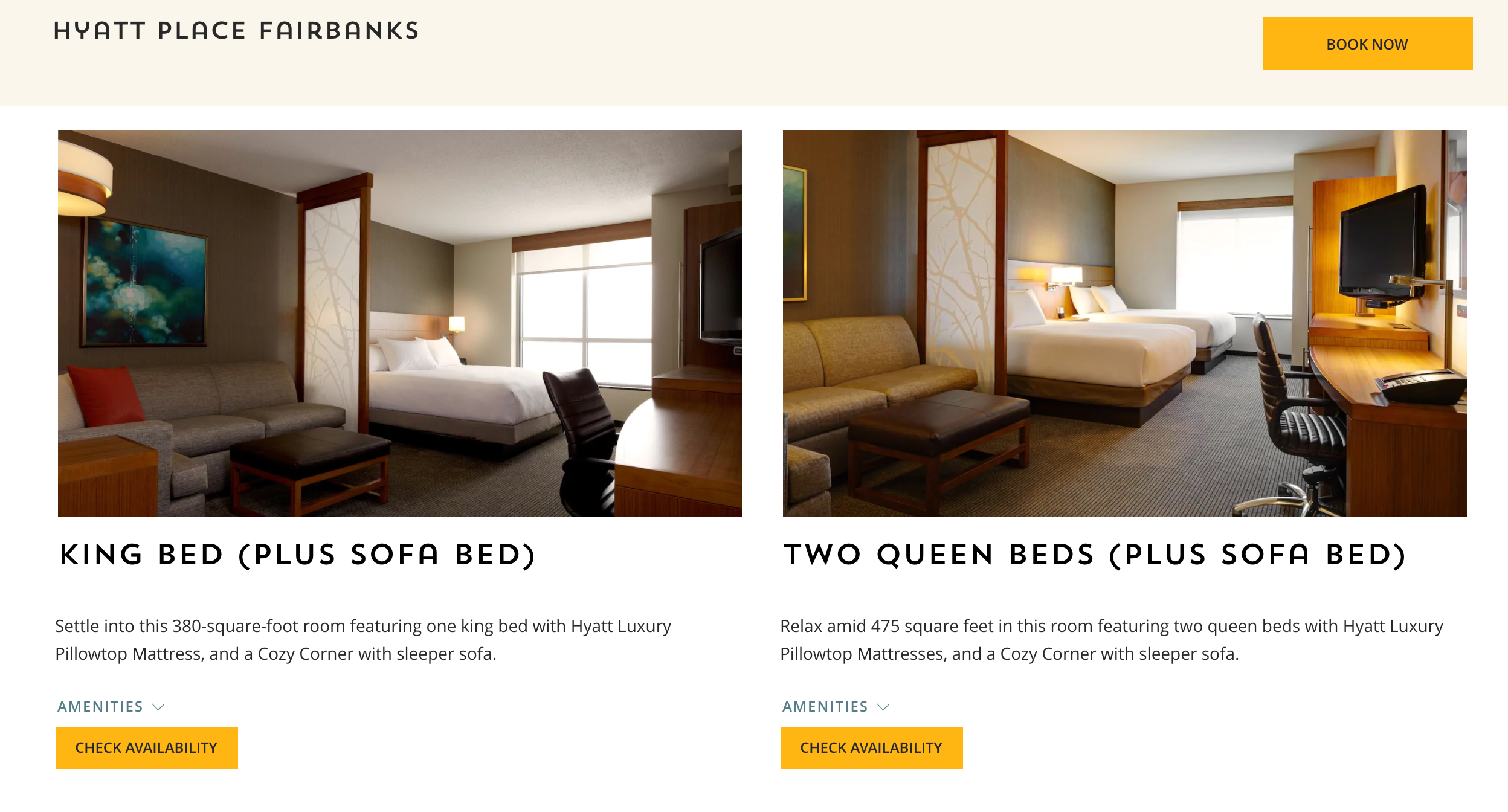 Rooms for sale at Hyatt Place Fairbanks