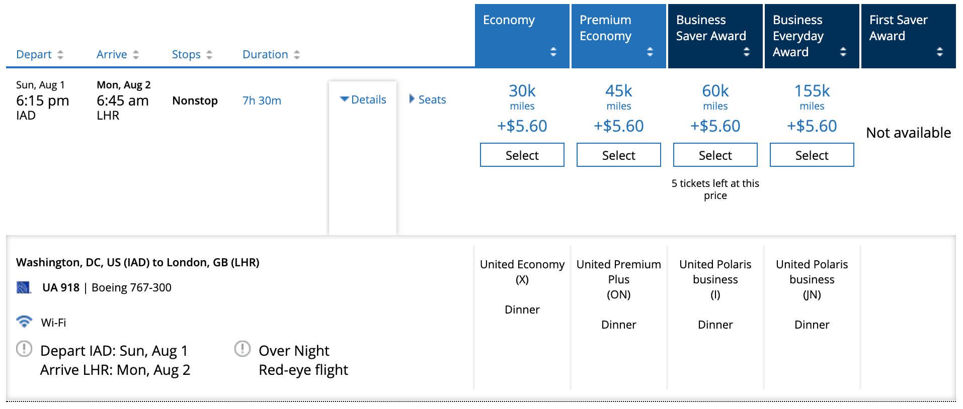 United Polaris award