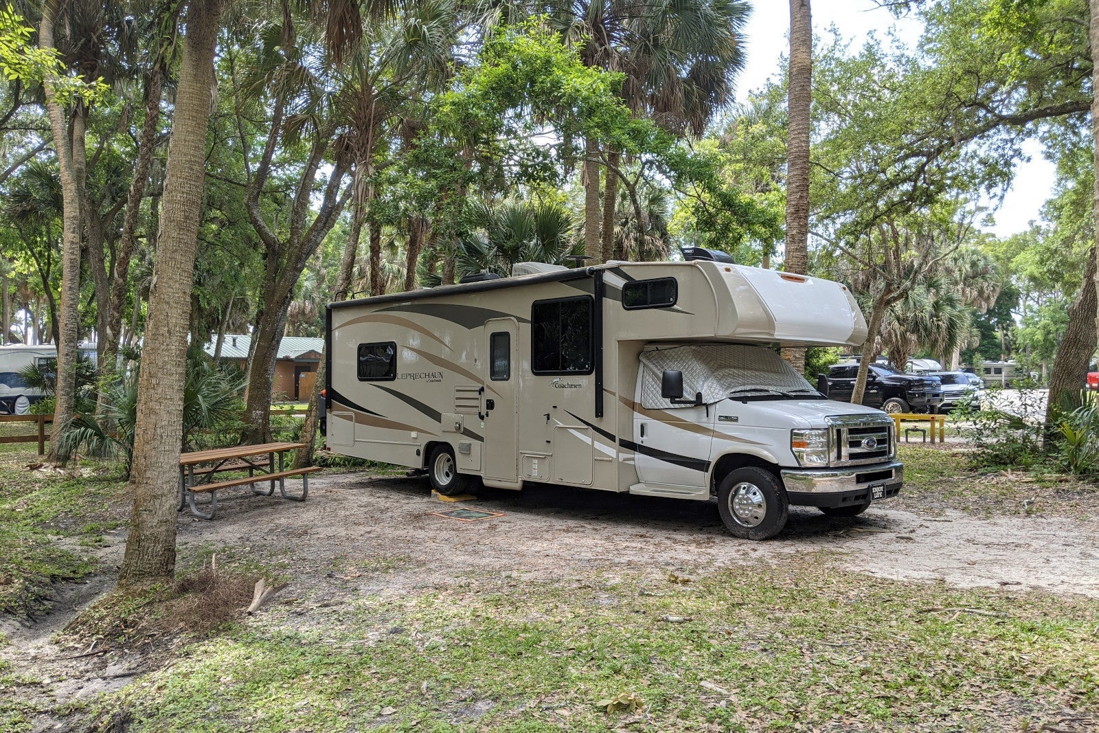 RV in a campground