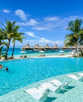 The Conrad Bora Bora in French Polynesia.