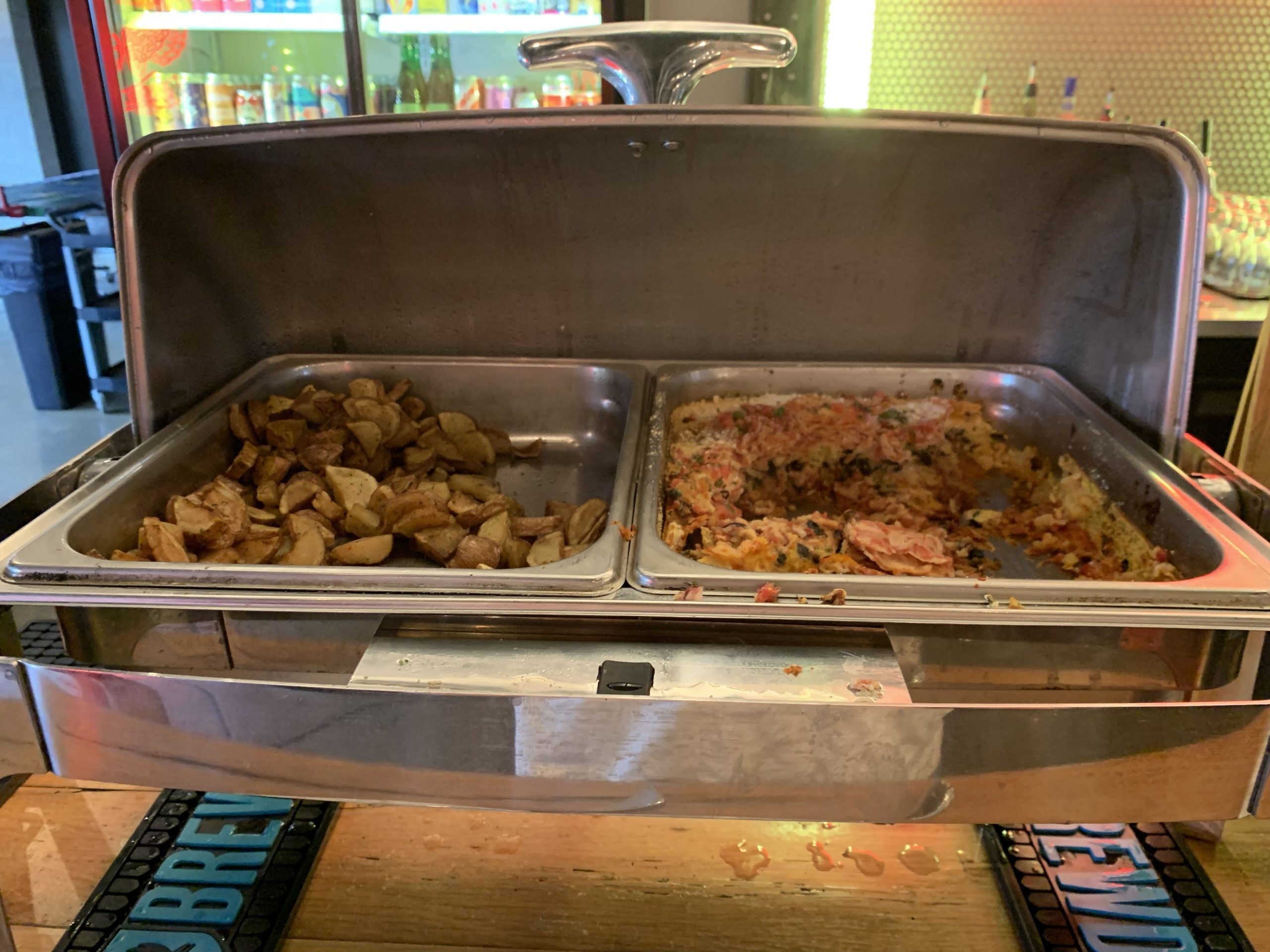 Breakfast offerings at BrewDog's DogHouse.