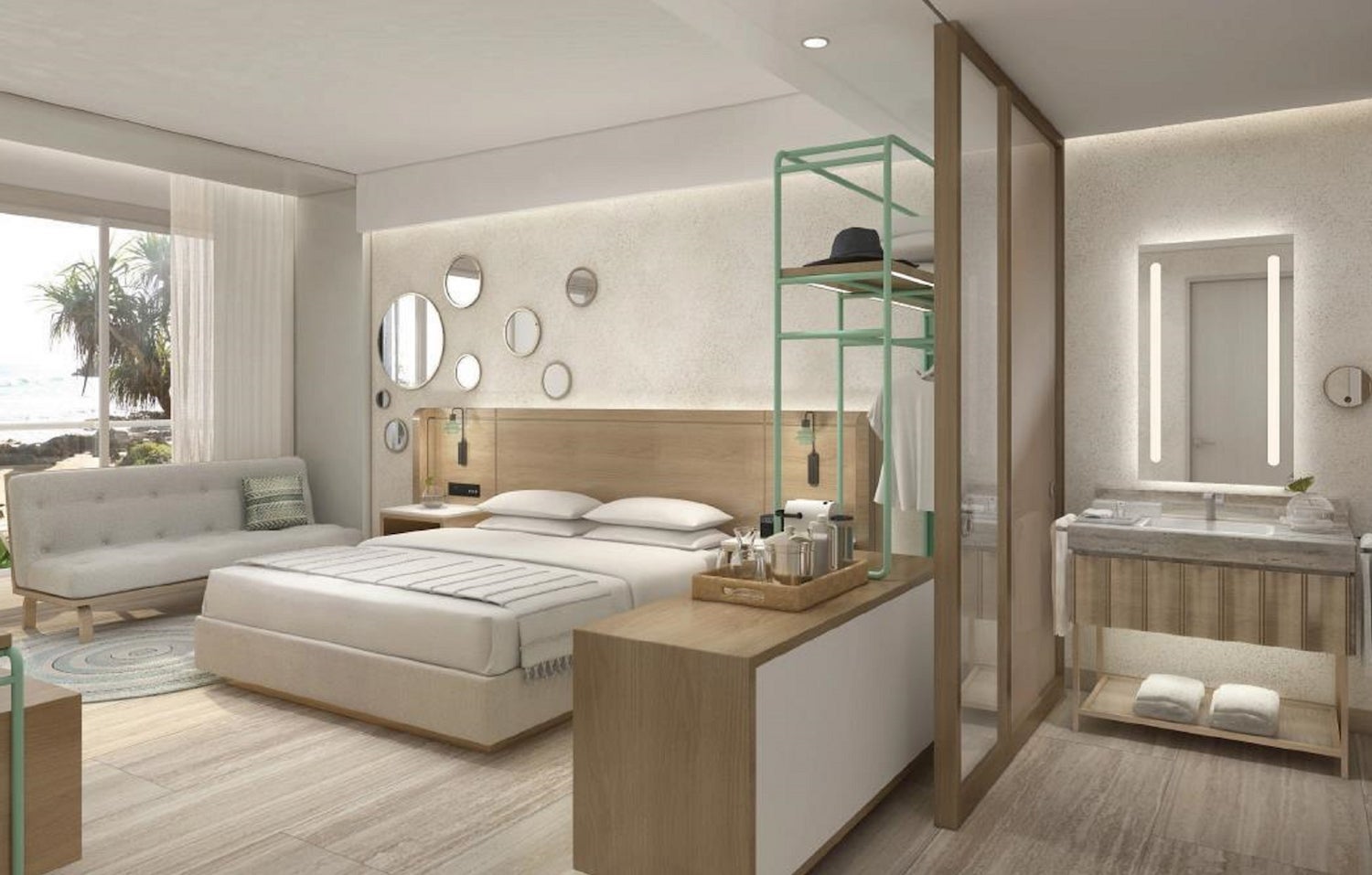 Hilton Tulum room rendering