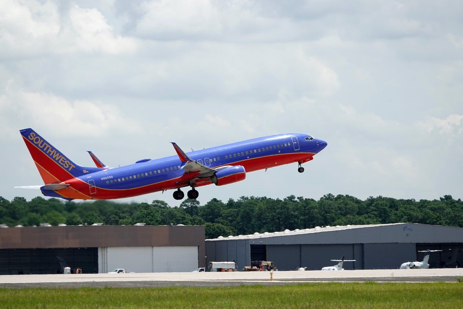 Southwest 737 in Houston