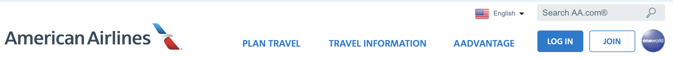 Log in to American account