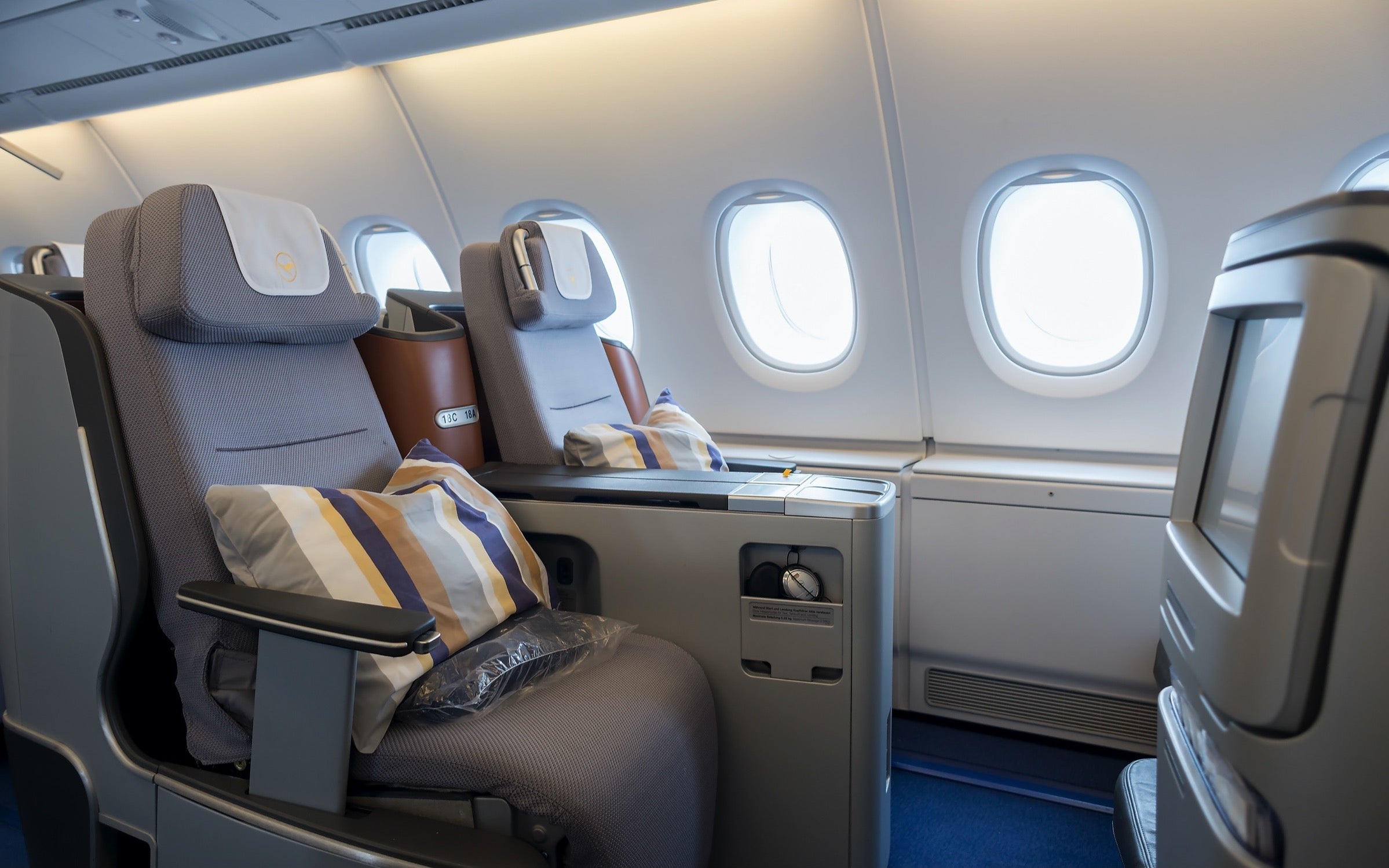 Lufthansa A380 business class seat