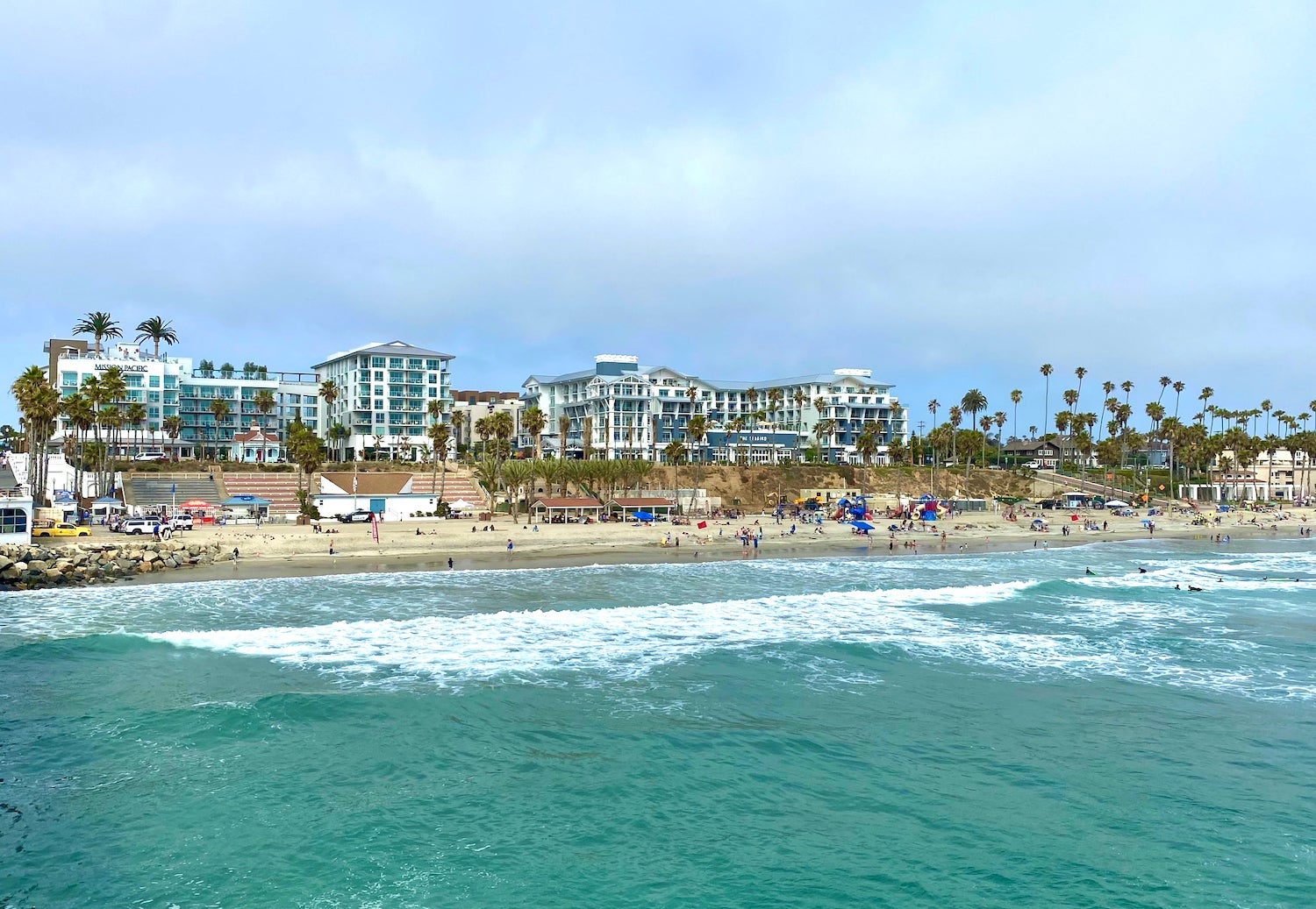 Mission Pacific Hotel and Seabird Resort overlooking the beach