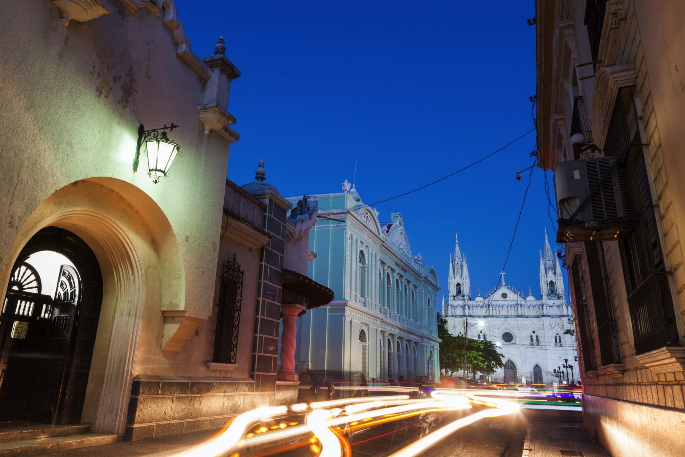 Santa Ana Cathedral and Theatre in Santa Ana El Salvador